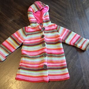 Toddler Girl Gap Hooded Cardigan
